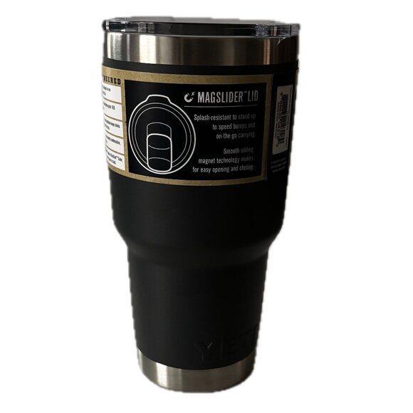 YETI RAMBLER® 30oz  Vacuum Insulated Tumbler Magslider Lid Charcoal Gray NWT - Picture 4 of 9